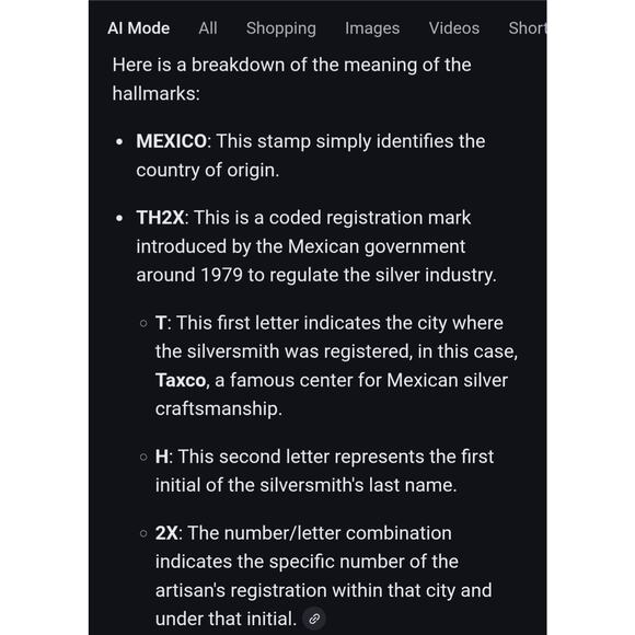 Malachite Link Bracelet, Southwestern, Signed, Mexican, Vintage, Sterling Silver - Picture 10 of 12